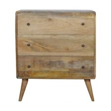 Curved 3 Drawer Chest in