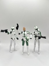 Star Wars Hasbro Commander “Gree” and 41st Elite Corps Clone Troopers 3.75”