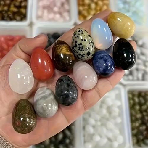 Pcs egg stones polished - egg,