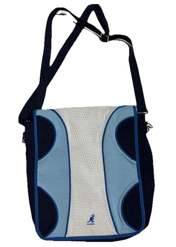 Kangol messenger bag blue - messenger,