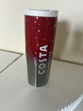 Costa Coffee Snowflake Travel Mug 450ml Thermal Stainless Steel