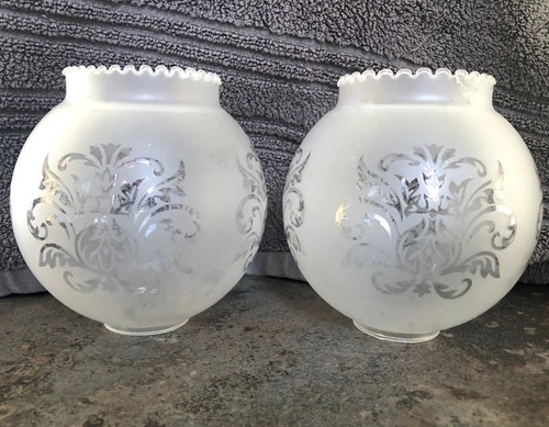 Vintage frosted etched - 2x,
