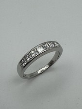 18 Carat White Gold Half