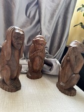 Hand Carved Wooden Three Wise