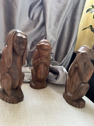 Hand carved wooden three - wooden, wise