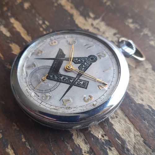 Rare masonic dial jewel - rare, 17