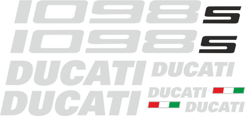 Ducati 1098s replica decals - replica,