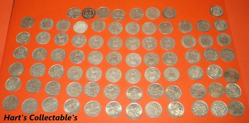Silver sixpence from - silver, to