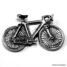 Road Bike Cycling Club Pewter Pin Brooch Badge-UK Made-Biking Bicycle Gift