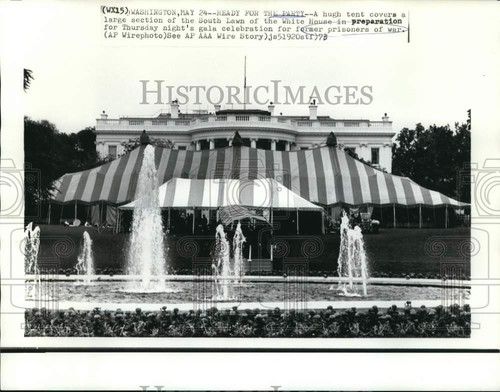1973 press photo tent the - 1973, on
