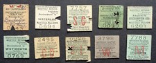 Collection of 10 Southern Region  severed half tickets