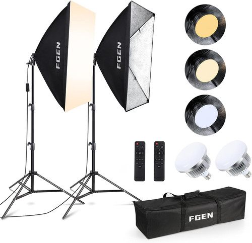 Softbox lighting kit 85w - 2x,