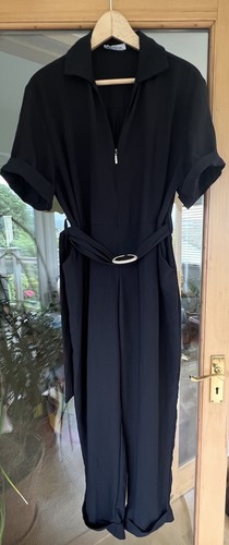 Black zara jumpsuit - jumpsuit, size