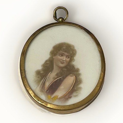 Antique miniature portrait - antique,