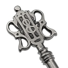 SCHIEDMAYER & SOEHNE Piano Lock Key c.1920's 2½" - Pretty Antique Key - ref.k520