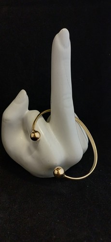 9ct solid gold torc 1g - torc,, 17.1g