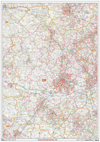 Map derby de postcode - (g9),