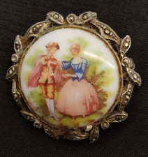 Vintage Limoges France Brooch