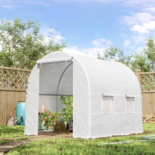 Steel frame garden greenhouse - steel,