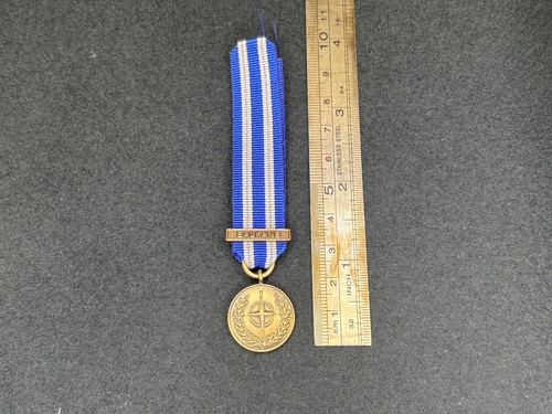 Nato balkans miniature medal - nato,