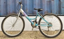 Raleigh Starz Off Road Bike Bicycle 24" Wheel 18 Speed Grip Shift Blue + Silver