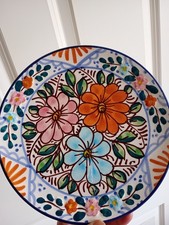 Hand-Painted Majolica Floral