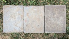 3 x Rectangle paving slabs. Heavy, strong, thick flag Stones 