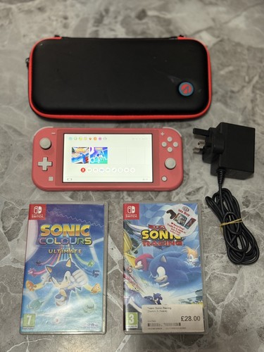 Nintendo switch lite - lite, coral