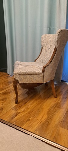 Two matching armchairs