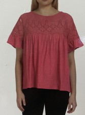 Jachs Ladies Embroidered Coral