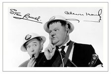 LAUREL & HARDY SIGNED AUTOGRAPH PHOTO PRINT 