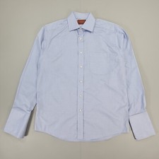 M&S Italian Mens Shirt Blue 15