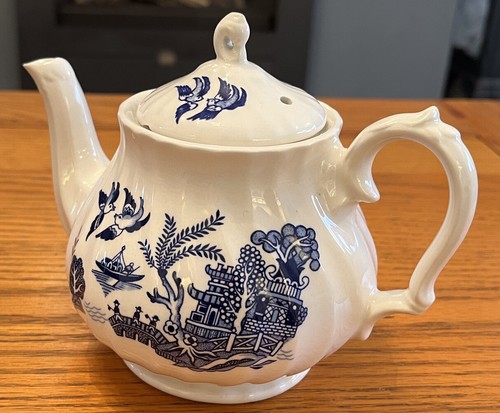 Vintage sadler teapot blue - vintage,