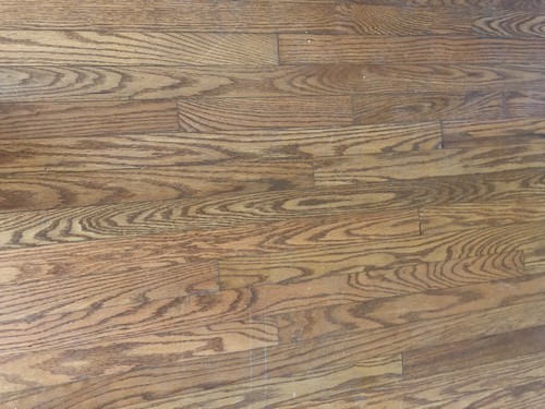 Oak wood flooring