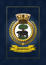 HMS BERWICK SHIPS BADGE/CREST