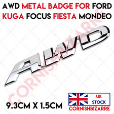 SILVER AWD METAL BADGE ALL