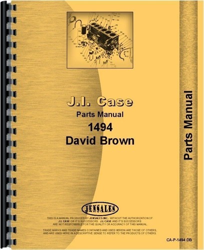 Case david brown 1494 tractor - brown,