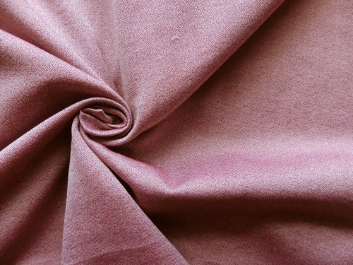 Burgundy white melton - &,
