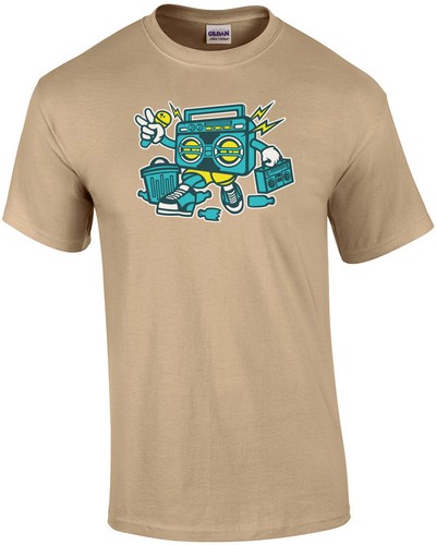 Old school boombox - school, t-shirt