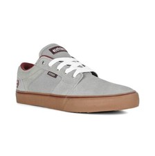 Etnies Barge LS Skate Shoes - Grey/Gum/Red