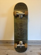 GLOBE Rug Burn Olive Skateboard Deck With KRUX Trucks & Spitfire Classics Wheels