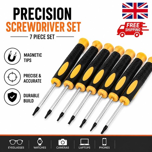 Torx screwdriver set - 7pcs, t3