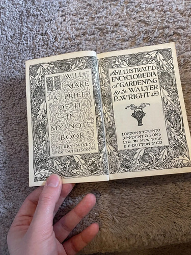 Vintage book encyclopaedia - -,