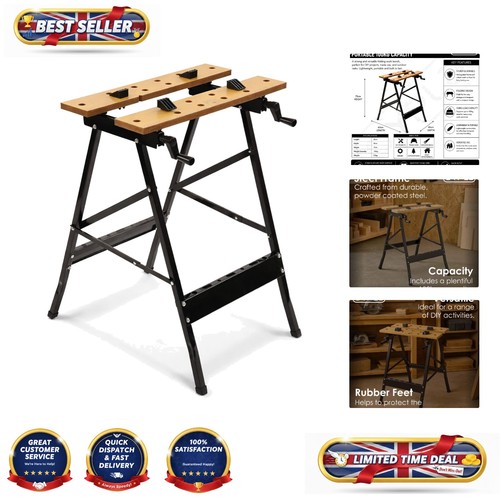Foldable trestle workbench - foldable,