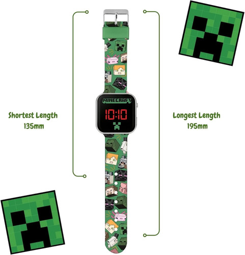 Minecraft green printed strap - green,