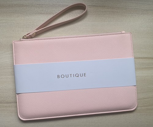 Pink clutch bag - pink,