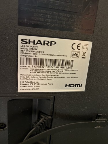 Sharp lcd ready - sharp, tv