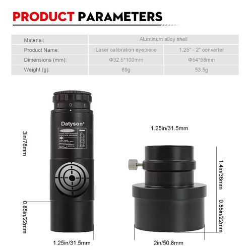 Laser collimator telescopes - collimator,