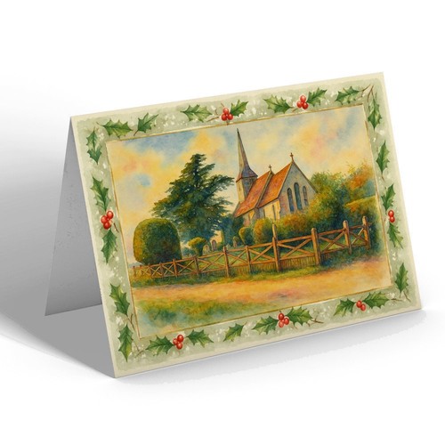 Christmas card the church - card,