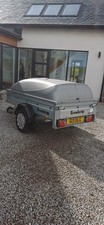 Thule Brenderup 1205 S camping trailer with locking ABS lid.